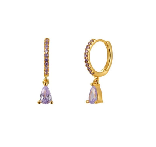 Aura hoops (gold plated silver)